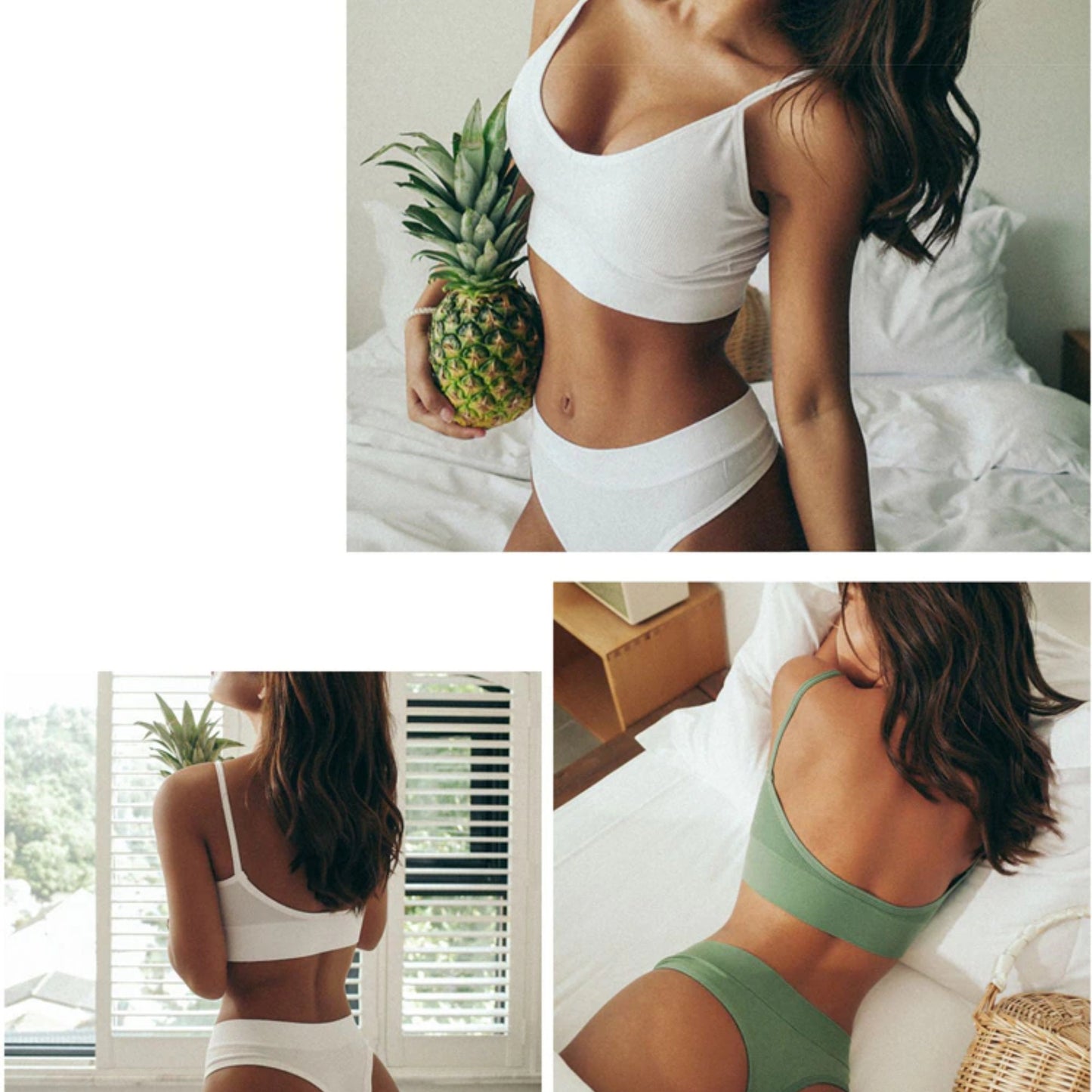 Comfortable Bralette and Thong Set