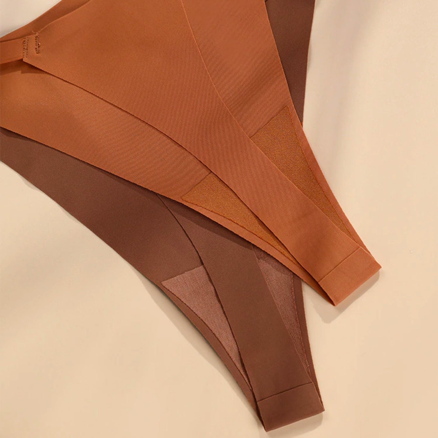 Seamless Cotton Silk Panty 2 Pieces Set