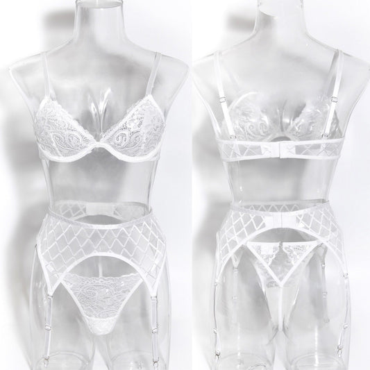 Honeymoon Wedding Night White Lingerie Set