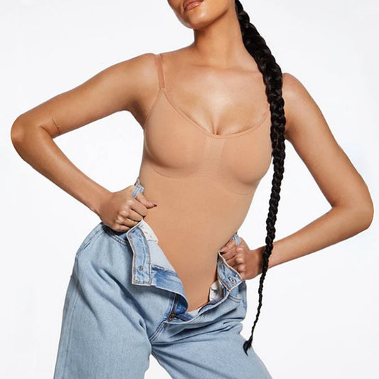 Seamless Full Body Shapewear Bodysuit for Women