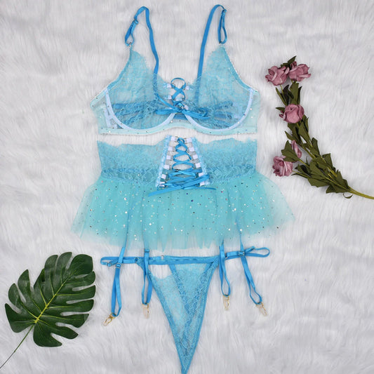 Fairy Glitter Boudoir Lingerie Set