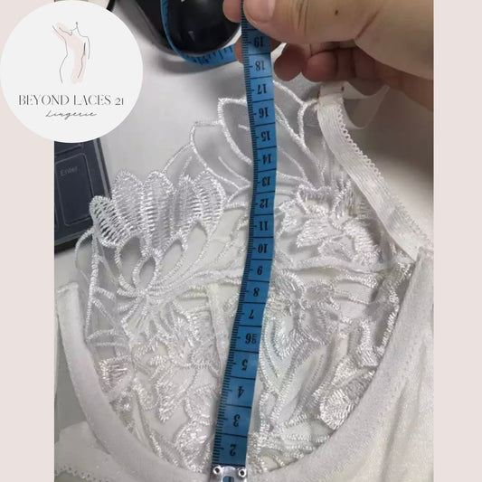 Wedding Lingerie Floral Embroidery White See Through Lace