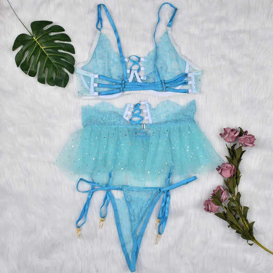 Fairy Glitter Boudoir Lingerie Set