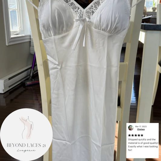 Wedding Silk Robe and Dress Set Nightgown